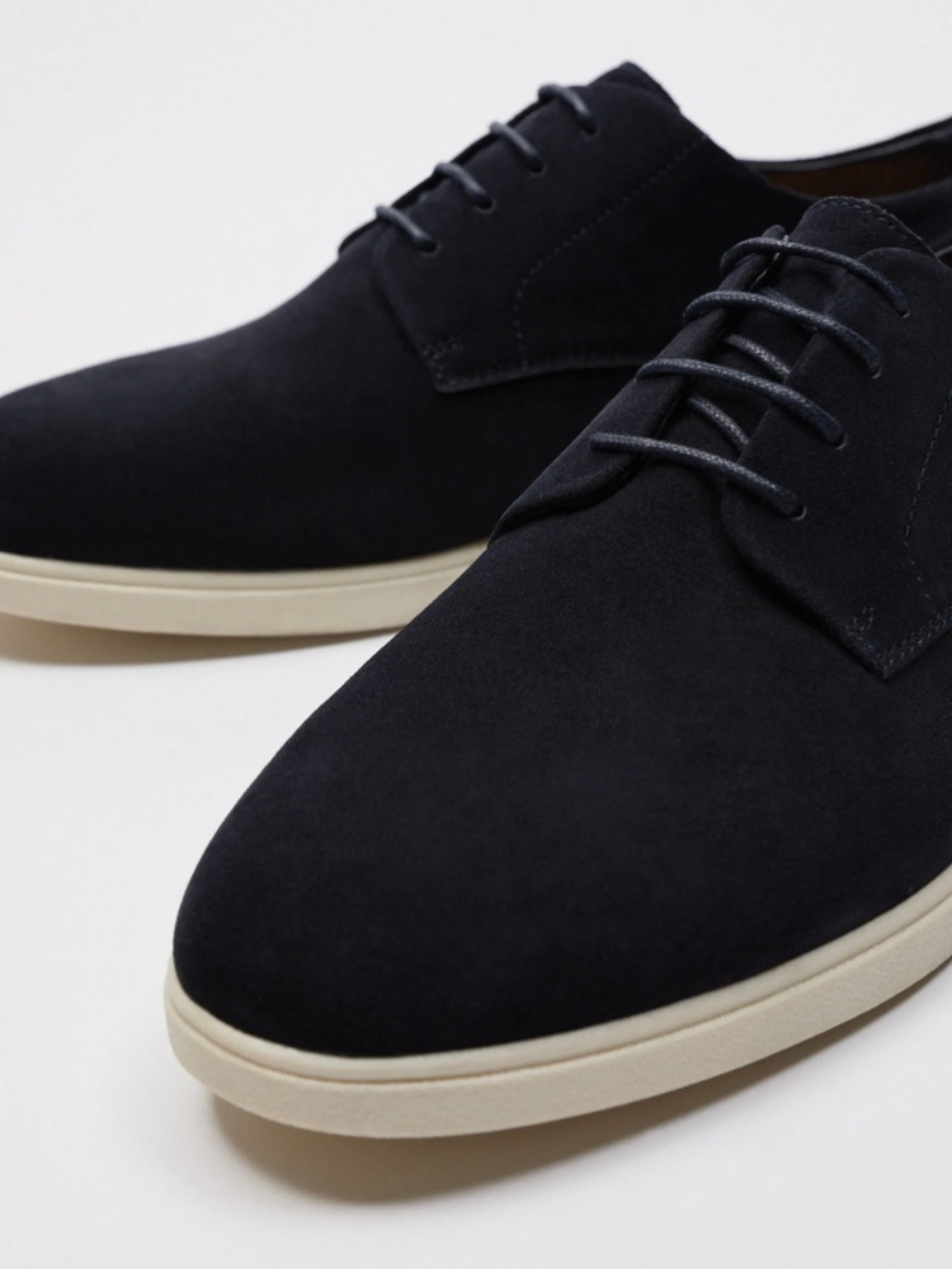 Chaussures en cuir casual - Bleu marine