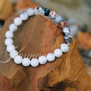 Bracelet en perles naturelles de jaspe